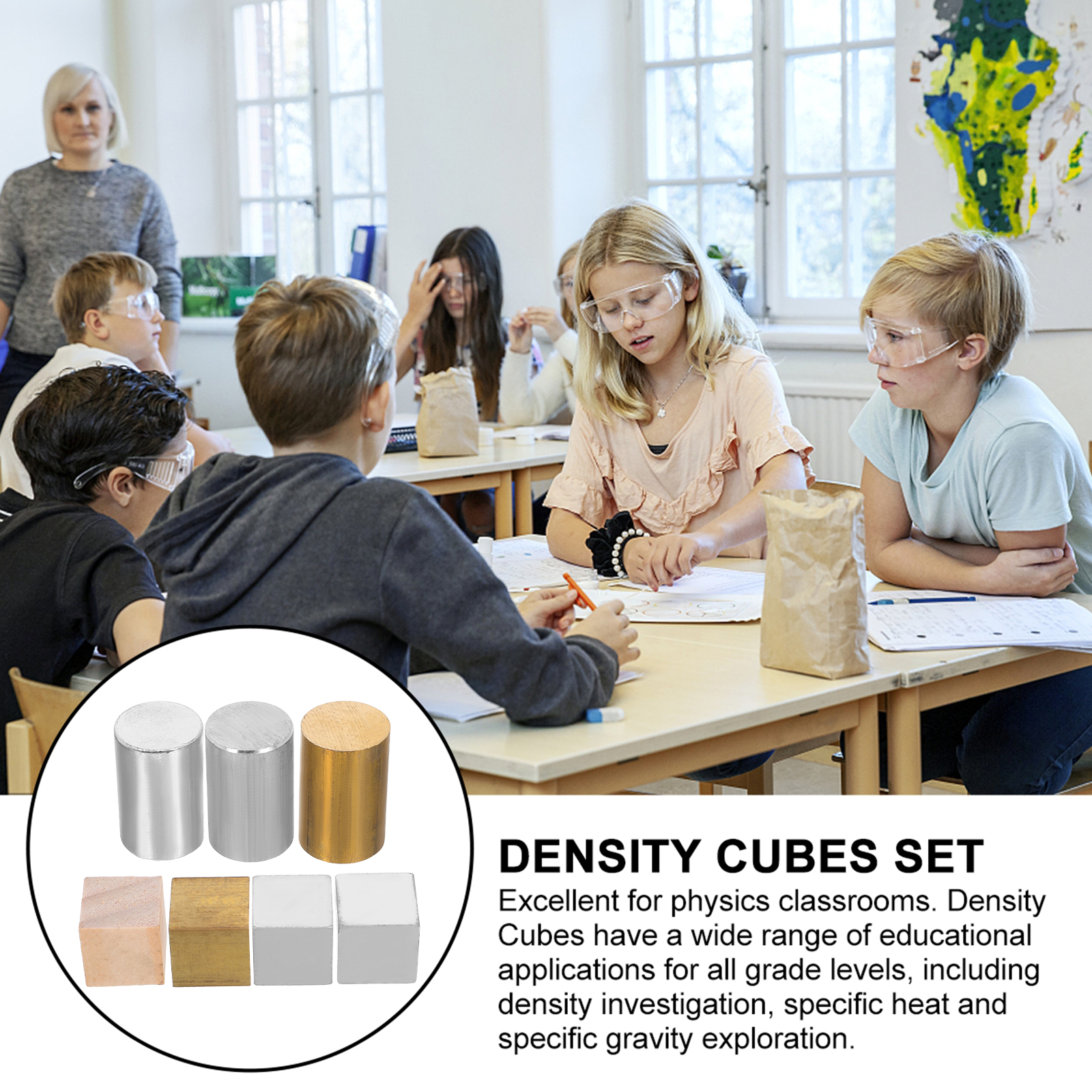 7pcs Precision Metal Density C - Science Project Physics recensie en prijs