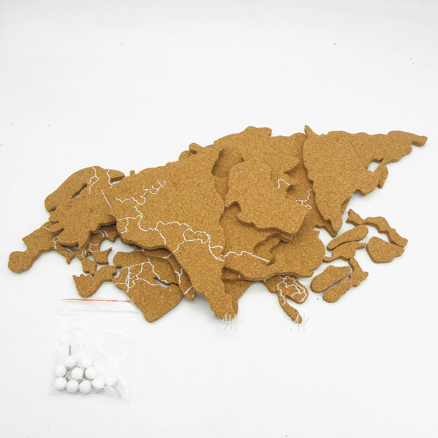 Aqumotic Cork World Map Travel - Star Map Poster recensie en prijs