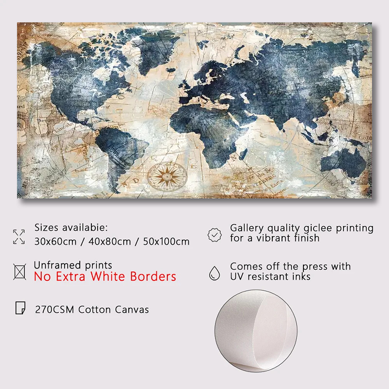 1pc Canvas Poster Vintage Art  - Star Map Poster recensie en prijs