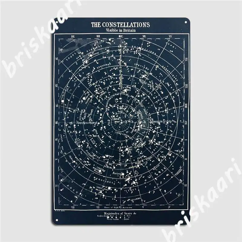 Vintage Star Constellations Ma - Star Map Poster recensie en prijs