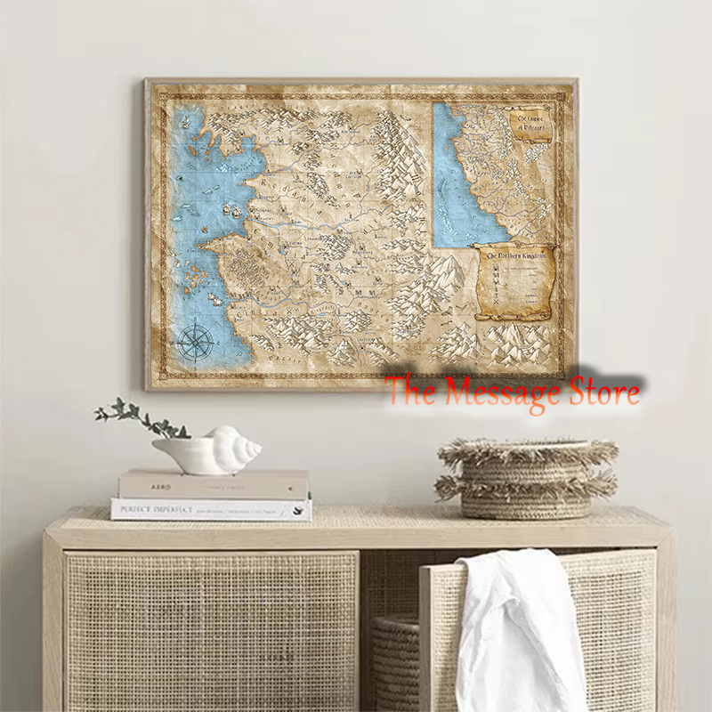 Witcher World Map Continent Lo - Star Map Poster recensie en prijs