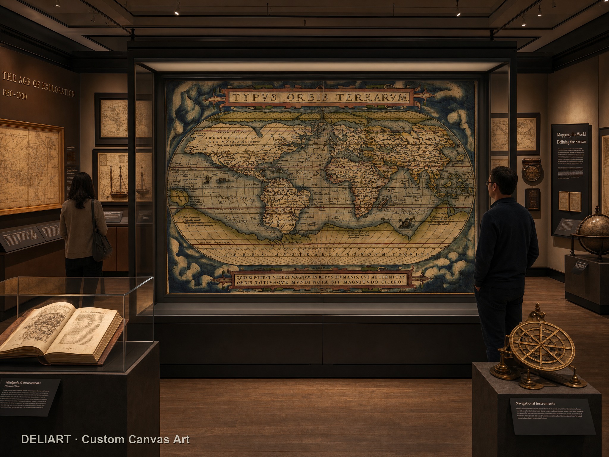 1570 Ortelius World Map Typus  - Star Map Poster recensie en prijs