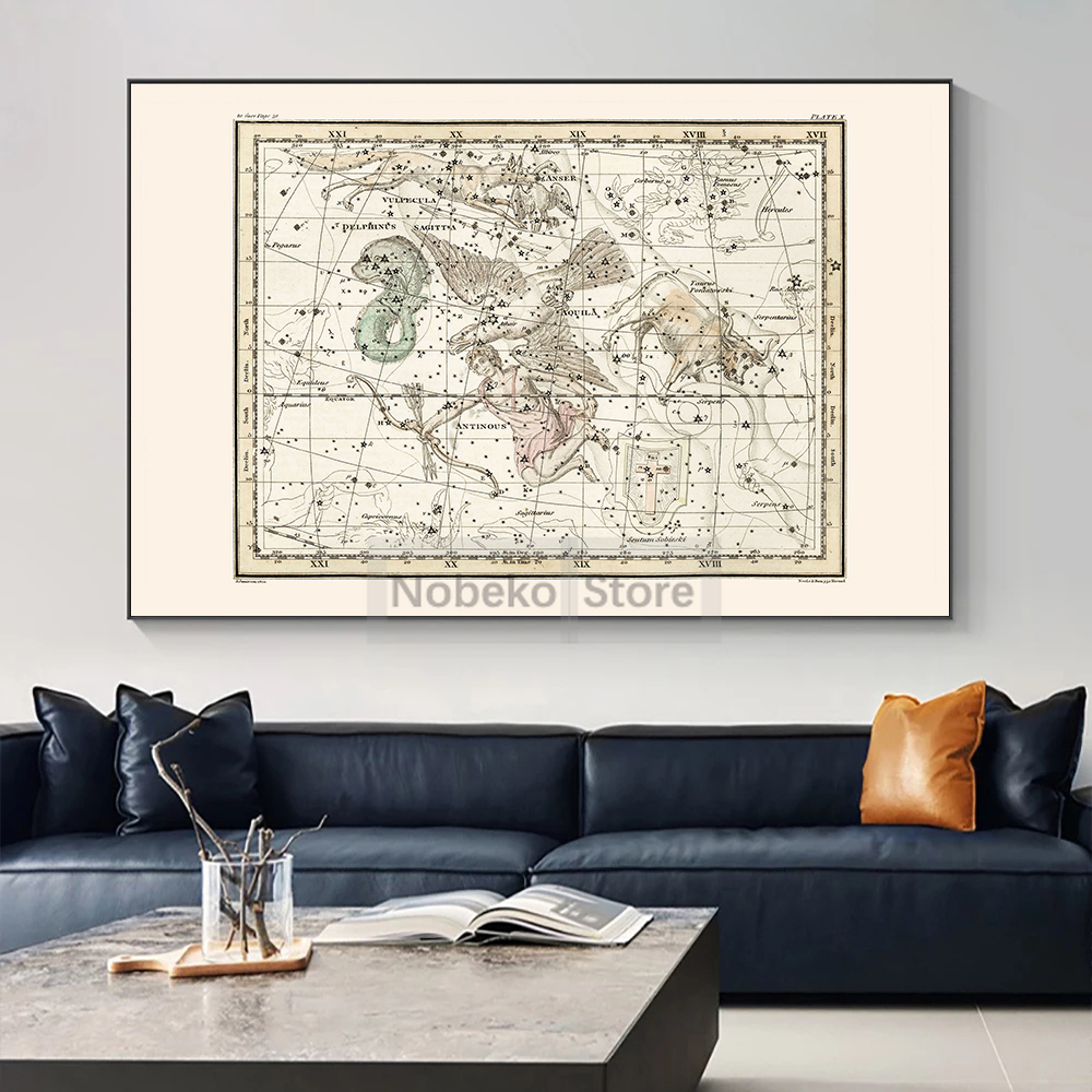 Zodiac Map Astrology Map Poste - Star Map Poster recensie en prijs