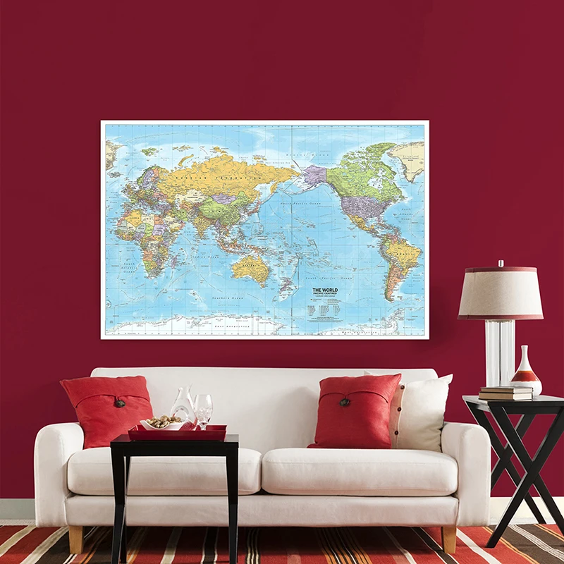 World Map 2012 Fabric Large Po - Star Map Poster recensie en prijs