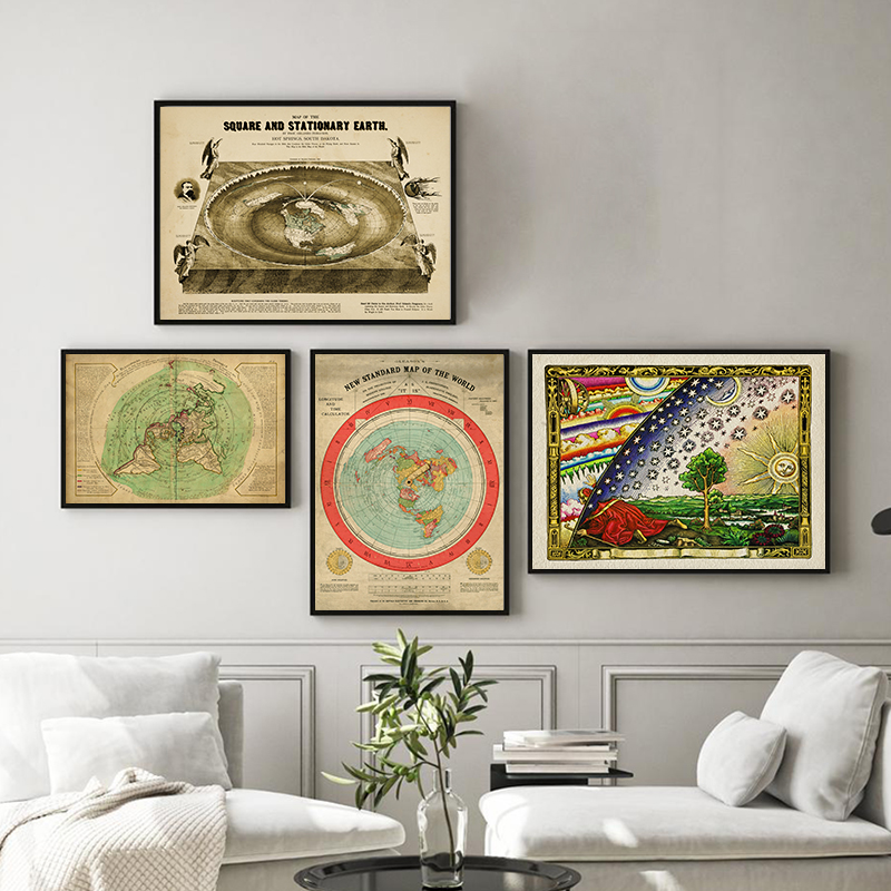 New Standard World Map Print F - Star Map Poster recensie en prijs