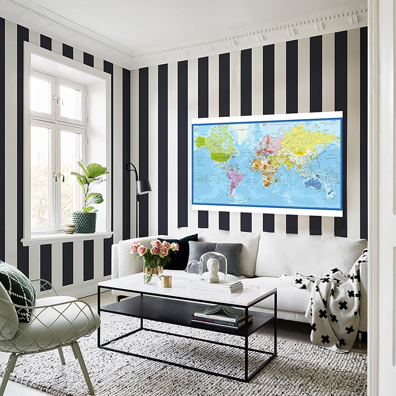 Carte Du Monde World Map Wall  - Star Map Poster recensie en prijs
