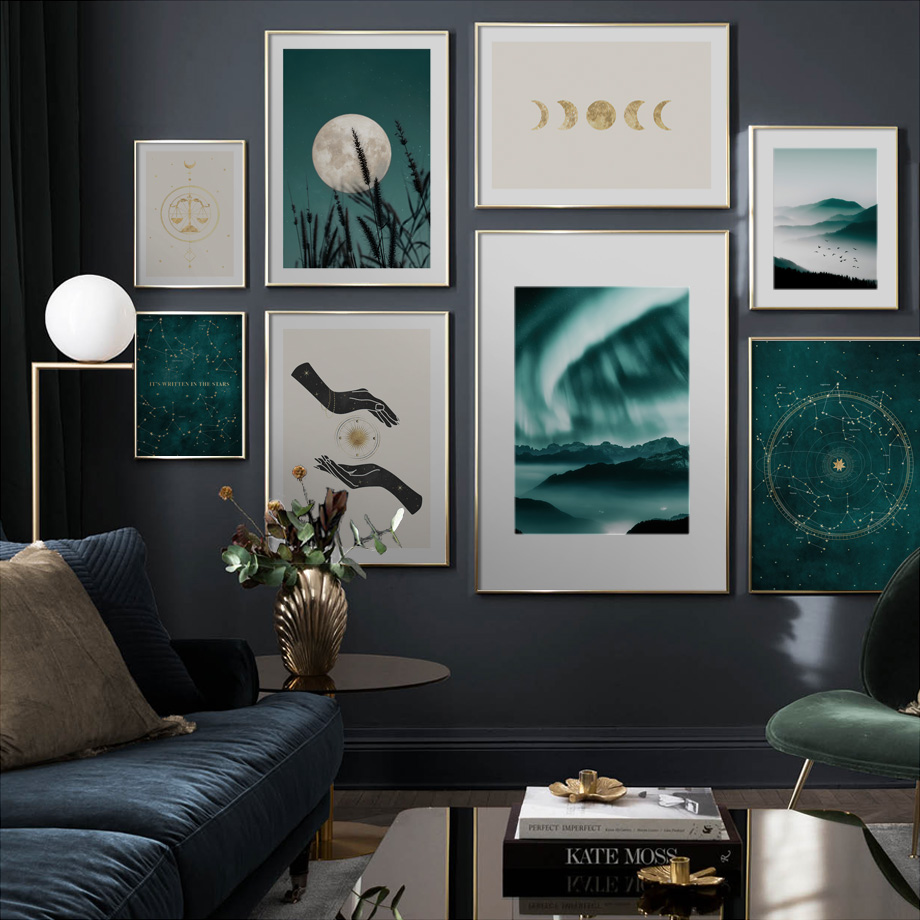 Northern Lights Zodiac Sign Ma - Star Map Poster recensie en prijs