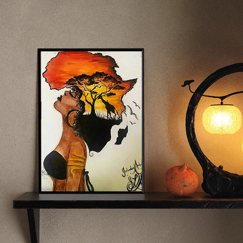 Classical African Woman Poster - Star Map Poster recensie en prijs