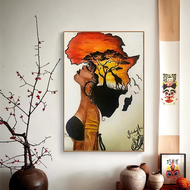 Classical African Woman Poster - Star Map Poster recensie en prijs