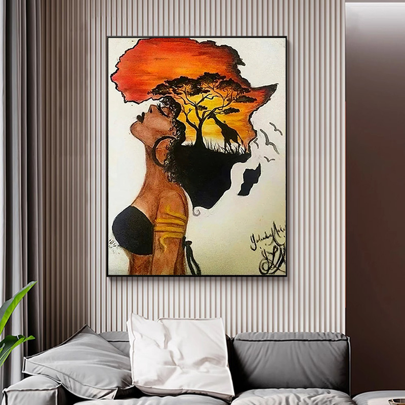 Classical African Woman Poster - Star Map Poster recensie en prijs