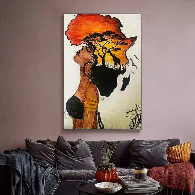 Classical African Woman Poster - Star Map Poster recensie en prijs