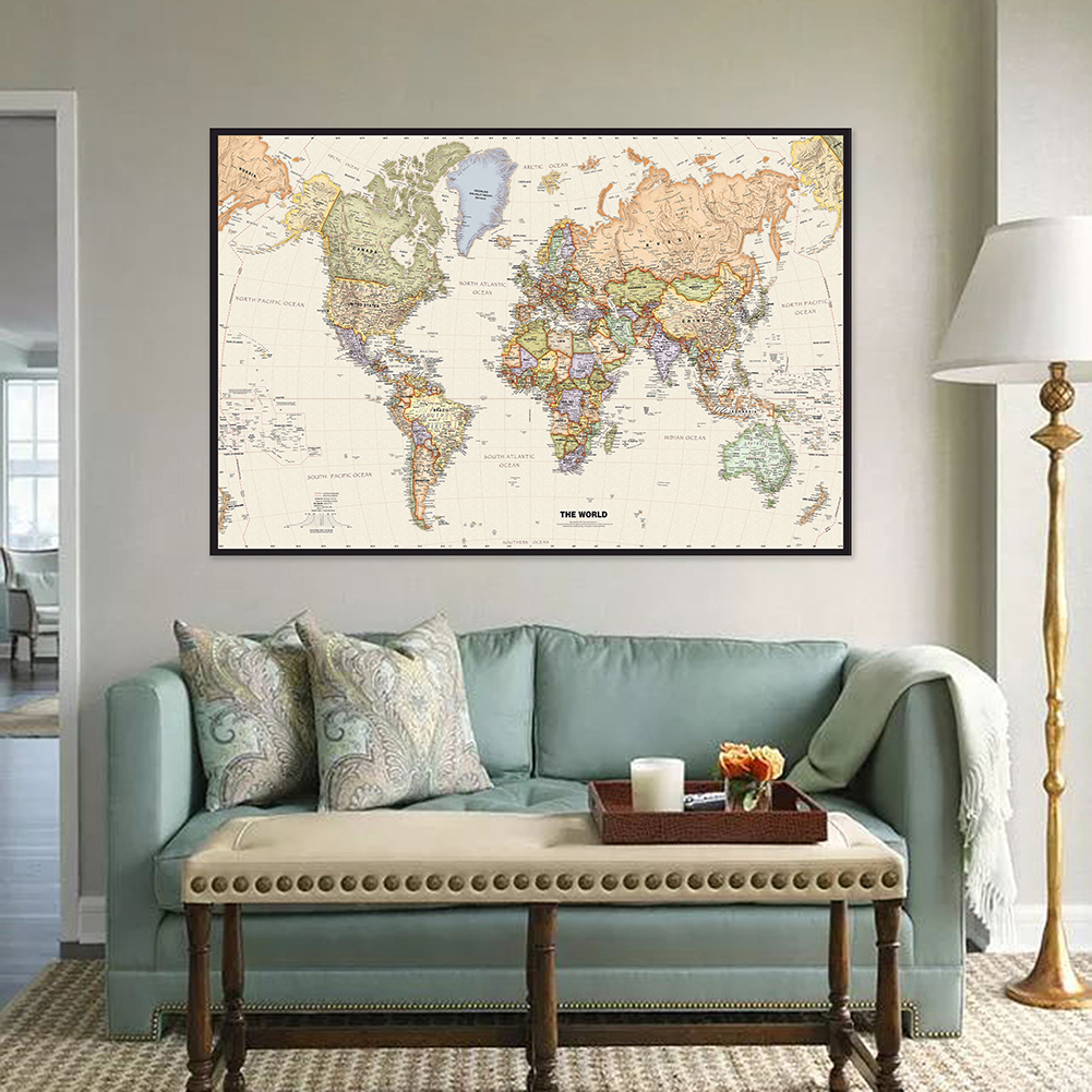 Vintage Hanging Poster World M - Star Map Poster recensie en prijs